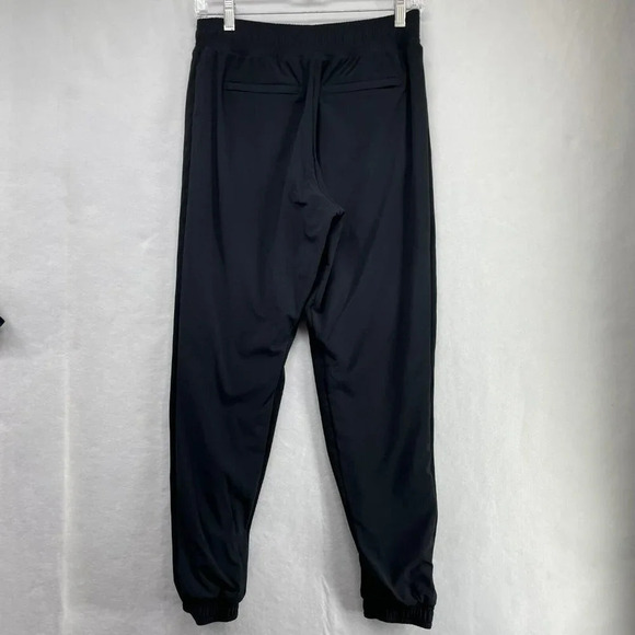 Athleta Pants Women's Sz 2 Slash Pockets Elastic Hem Stretch Gym Jogger Gray - Picture 2 of 11